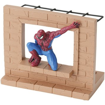 冬の贈り物ご挨拶  ステーショナリースタンド（スパイダーマン） マーベル 13.9×8.5×11.6cm