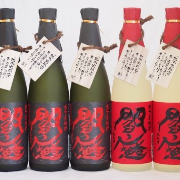 麦焼酎閻魔セット 全量麹仕込3本 樽熟成2本 老松酒造(大分県)720ml×5本