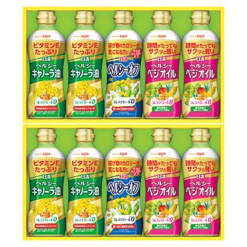 日清オイリオ ヘルシーオイルギフト  ／セット・詰め合わせ 油 調味料 食品 結婚祝い プレゼント ギフト 結婚内祝い 出産祝い 出産内祝い 送料無料 2026 送料無料 ギフト プレゼント プチギフト 内祝い 快気祝い 出産祝い 結婚祝い 引出物 新築祝い お返し