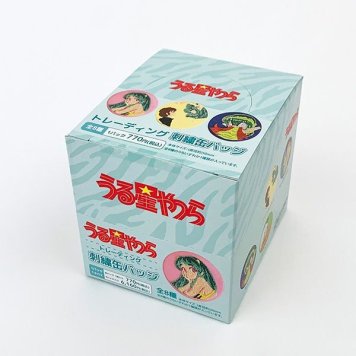 うる星やつらトレーディング刺繍缶バッジ　BOX 　 台湾製 　