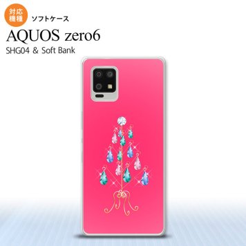SHG04 SHG04 ZERO6 AQUOS zero6 スマホケース ソフトケース ツリーイヤリング ピンク メンズ レディース nk-zero6-tp632