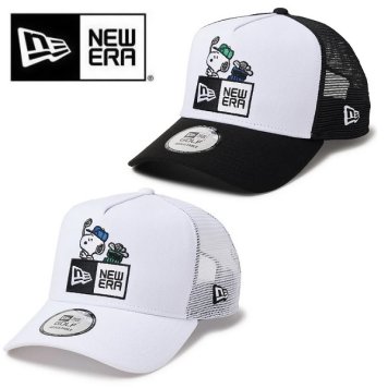 ニューエラ ゴルフ キャップ 9FORTY A-Frame トラッカー PEANUTS ピーナッツ ボックスロゴ New Era Golf (14432170) (14432171) お誕生日祝い お祝い 記念品 お父さん 父の日 彼氏 男性 30代 40代 50代 60代  還暦祝い 敬老の日 人気プレゼント プレゼント