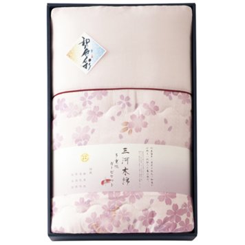 和の色彩 三河木綿 ダブルガーゼ肌布団 ピンク ／掛け布団 寝具 住まい・家具 お中元 御中元 ギフト 夏ギフト 暑中見舞 残暑見舞 時期 いつ お礼 お返し グルメ のし お盆 初盆 新盆 お供 御供 ギフト 2026 送料無料 ギフト プレゼント プチギフト 内祝い 快気祝い 出産祝い 結婚祝い 引出物 新築祝い お返し