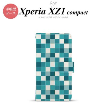 【手帳型 スマホ カバー ケース】【SO02K】【エクスペリア XZ1】手帳型 ケース SO-02K スマホ カバー Xperia XZ1 Compact エクスペリア スクエア ターコイズ nk-004s-so02k-dr1017【メール便送料無料】