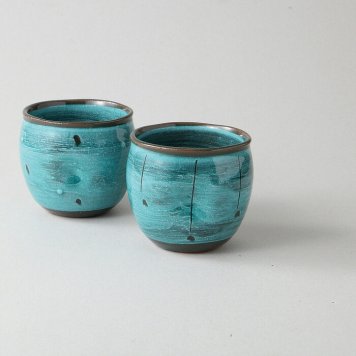 点十草 タル型ロックペアー 陶器 美濃焼 やきものの里から、暮らしを贈ります。　ギフト 食器 セット テーブルウェア