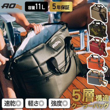クーラーバッグ 12パック AO Coolers エーオークーラーズ キャンバス ソフトクーラー 11L 5層構造 クーラーボックス トート 保冷バッグ バッグ 大容量 断熱 ストラップ 12缶 ペットボトル 収納 キャンプ アウトドア ピクニック 行楽 運動会 お花見 おしゃれ