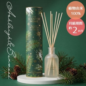 【季節限定】 正規品 アシュレイ＆バーウッド リードディフューザー 150ml フェスティブファー＆シダーウッド Ashleigh & Burwood 芳香剤 ルームフレグランス ディフューザー 英国 おしゃれ 長持ち 高級 ギフト プレゼント 贈り物 新築祝い 結婚祝い