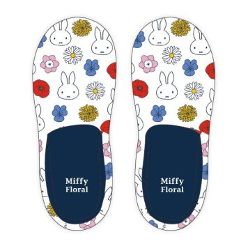 ミッフィー フローラル スリッパ Miffy floral ルームシューズ 室内履き