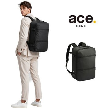 ace.GENE スペースオプト ビジネスリュック 31-39L リュック 大容量 ビジネスバッグ 通勤 普段使い 使いやすい メンズ ギフト プレゼント ブラック 17902