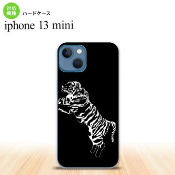 iPhone13mini iPhone13 mini ケース ハードケース 虎 黒  nk-i13m-565