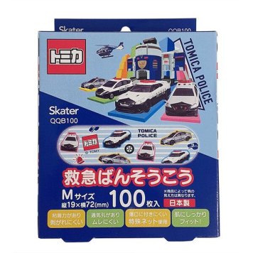 トミカ 救急絆創膏(ばんそうこう) M 100枚入 スケーター ※送料無料(北海道・沖縄は除く)