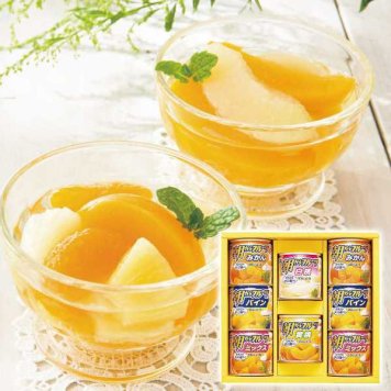 はごろもフーズ デザートギフト 朝からフルーツ 詰め合わせ 8缶セット みかん パイン ミックス 白桃 黄桃 果物 缶詰 スイーツ お取り寄せ 手土産 お中元 お歳暮 内祝い 贈り物 ギフト