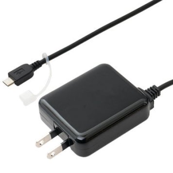 ミヨシ USB充電器 microUSB 2A 3.5m 黒 IPA-MC35/BK