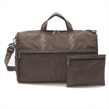 レスポートサック LeSportsac ボストンバッグ 斜めがけバッグ 7185 C161 LARGE WEEKENDER ラージウィークエンダー TASSEL ブラウン系