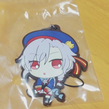 ヨシュア　F賞 歴代選抜ちょこんとラバーストラップ 約7cm/白猫プロジェクト 私立 茶熊学園/新品/一番くじ