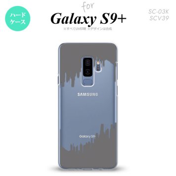 Galaxy S9+ ギャラクシー S9プラス SC-03K SCV39 専用 スマホケース カバー ハードケース イラストデザイン（B） グレー nk-s9p-195[スマホ,スマホケース,スマホカバー,ケース,カバー,ジャケット]