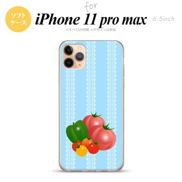 iPhone11ProMax iPhone11pro max スマホケース ソフトケース ベジタブル トマト 青 メンズ レディース nk-i11pm-tp666