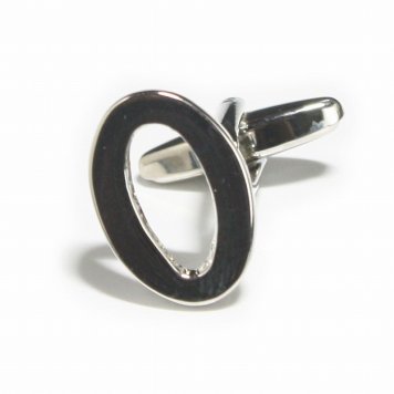 鎌倉カフス工房 数字の0カフスボタン（バラ売り）・カフリンクス メンズ  cf358 結婚式 旦那 プレゼント ギフト 彼氏 父の日 誕生日プレゼント