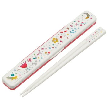 LaLa BLOOM 音のならない箸・箸箱セット 箸18cm ※送料無料(ポスト投函)