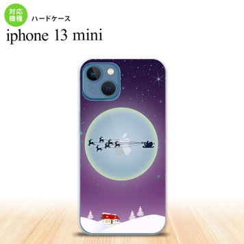 iPhone13mini iPhone13 mini ケース ハードケース クリスマス 紫  nk-i13m-1004