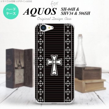 【SH04H】【スマホケース/スマホカバー】【アクオス ゼータ】SH04H スマホケース AQUOS ZETA SH04H カバー アクオス ゼータ ゴシック 黒×白 nk-sh04h-1011【メール便送料無料】