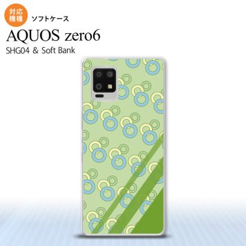 SHG04 SHG04 ZERO6 AQUOS zero6 スマホケース ソフトケース 丸 緑 メンズ レディース nk-zero6-tp1662
