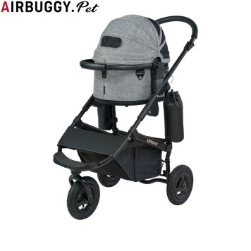 エアバギー フォー ペット AIRBUGGY FOR PET ペットカート ドーム3 セット ブラックフレーム スモール アースグレー
