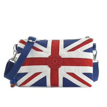キプリング Kipling ショルダーバッグ K15155 269 CREATIVITY X クリエイティブエックス 斜めがけバッグ UNION JACK イギリス国旗柄（ブルー＋ホワイト＋レッド）