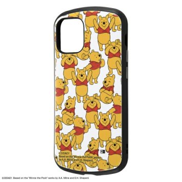 iPhone 12 mini 『ディズニーキャラクター』/耐衝撃ケース MiA/『プー/総柄』 ※送料無料(ポスト投函)