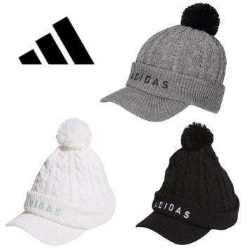 アディダス ゴルフ COLD. RDY バイザーニットキャップ レディース ニット帽 adidas GOLF MMS78 お誕生日祝い お祝い 記念品 お父さん 父の日 彼氏 男性 30代 40代 50代 60代 還暦祝い 敬老の日 人気プレゼント プレゼント