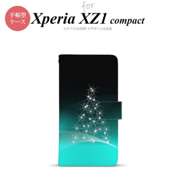 【手帳型 スマホ カバー ケース】【SO02K】【エクスペリア XZ1】手帳型 ケース SO-02K スマホ カバー Xperia XZ1 Compact エクスペリア ライトツリー 緑 nk-004s-so02k-dr630【メール便送料無料】