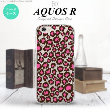 【SH03J】【スマホケース/スマホカバー】【アクオス R】SH03J スマホケース AQUOS R SH-03J カバー アクオス R ヒョウ柄 茶クリアB nk-sh03j-899【メール便送料無料】