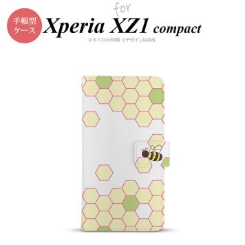 【手帳型 スマホ カバー ケース】【SO02K】【エクスペリア XZ1】手帳型 ケース SO-02K スマホ カバー Xperia XZ1 Compact エクスペリア ハニー 緑A nk-004s-so02k-dr1682【メール便送料無料】