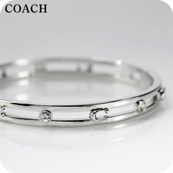 コーチ バングル レディース ブランド COACH ロゴ 506208RHO030 シルバー アクセサリー