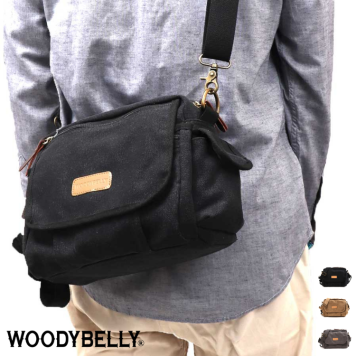 【軽くて丈夫！】WOODYBELLY ショルダーバッグ【送料無料】メンズ 帆布 キャンバス生地 B5サイズ斜め掛け 斜めかけバッグ 大容量 多収納 軽量 通学 通勤誕生日 父の日 プレゼント Ipad 海外旅行 肩掛けカバン 誕生日 プレゼント ギフト 贈り物 男性 父親 バレンタイン 記念日 おしゃれ 丈夫