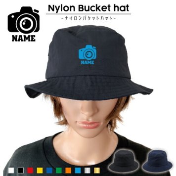 写真部2/名入れバケットハット バケハ バケツ ハット ストリート アウトドア ファッション おしゃれ カメラ