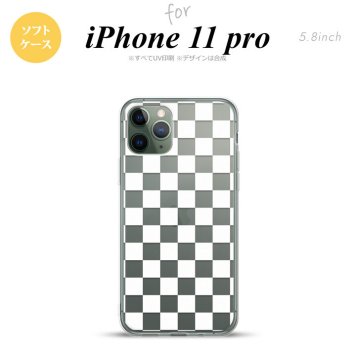 iPhone11Pro iPhone11 Pro スマホケース ソフトケース スクエア 白 メンズ レディース nk-i11p-tp034