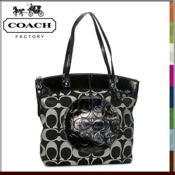 コーチ COACH トートバッグ F18335 SBWBK トート ラウラ シグネチャー ショルダーバッグ バッグ COACHアウトレット 【新品・未使用】