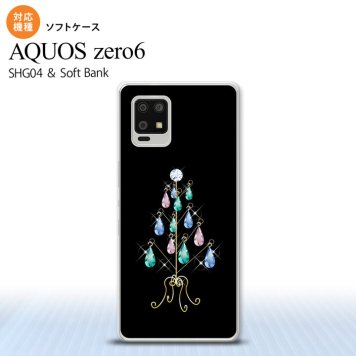 SHG04 SHG04 ZERO6 AQUOS zero6 スマホケース ソフトケース ツリーイヤリング 黒 メンズ レディース nk-zero6-tp631