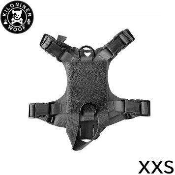 KILONINER キロナイナー M1 Light Speed Harness M1 ライトスピード ハーネス XXS Wolf Grey 胴輪 ワッペンでカスタマイズ可 小型犬 超小型犬
