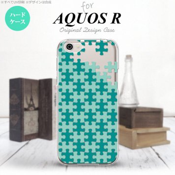 【SH03J】【スマホケース/スマホカバー】【アクオス R】SH03J スマホケース AQUOS R SH-03J カバー アクオス R パズル ミント nk-sh03j-1209【メール便送料無料】