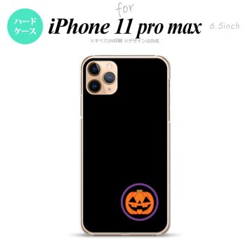 iPhone11ProMax iPhone11pro max スマホケース ハードケース ハロウィン カボチャポイント 黒 メンズ レディース nk-i11pm-412