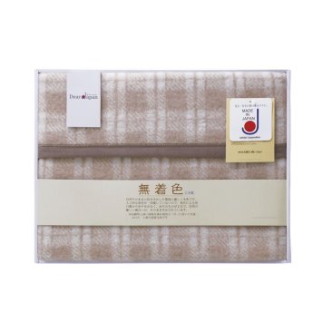 【ギフト対応無料】ディア・ジャパン 無着色アルパカ入りウール混綿毛布(毛羽部分) (524010S) ※送料無料(北海道・沖縄は除く)