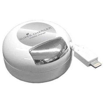 カシムラ AC充電器リール 60cm 1A LN WH KL-24