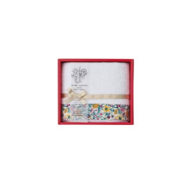 【送料無料・包装無料・のし無料】prima rosette using by LIBERTY FABRICS  フェイスタオル イエロー PR-2412-YE(B5)お年賀 寒中見舞い 入学祝い 卒業祝い 就職祝い 結婚祝い 誕生日 出産祝い 引越祝い 香典返し 新盆 初盆 御礼 お中元 内祝い 快気祝い ご挨拶 志 法事