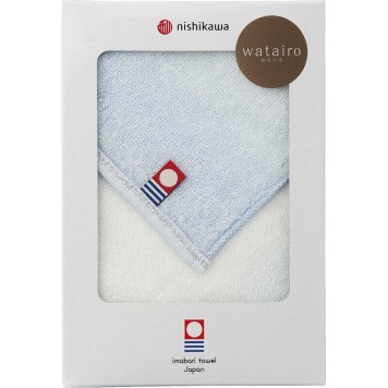 冬の贈り物ご挨拶  ミニテリー 今治わたいろ ブルー 25×25cm