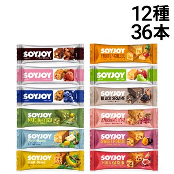 【 送料無料 】 大塚製薬 ソイジョイ 新商品 抹茶＆ゆず入り 12種 各3本 計36本 詰め合わせ アソート セット まとめ買い