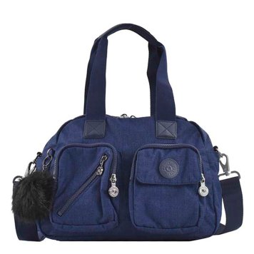 キプリング Kipling ショルダーバッグ KI2501 48G DEFEA UP ディフィア アップ 2way ミニボストンバッグ 斜めがけバッグ COTTON INDIGO インディゴブルー系