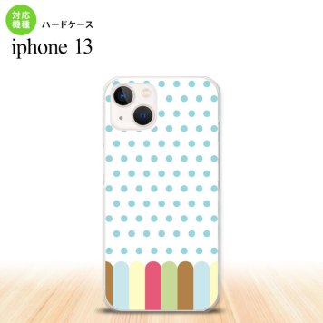 i13 iPhone13 ケース ハードケース クレヨン 青 iPhone13専用 スマホケース おしゃれ スマート シンプル nk-i13-1433