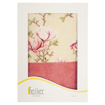 純正ボックス付 フェイラー バスタオル FEILER 150cm×75cm MAGNOLIA マグノリア ローズウッド 誕生日 結婚祝い 結婚式 バレンタイン 高級 ホワイトデー 父の日 母の日 即日発送